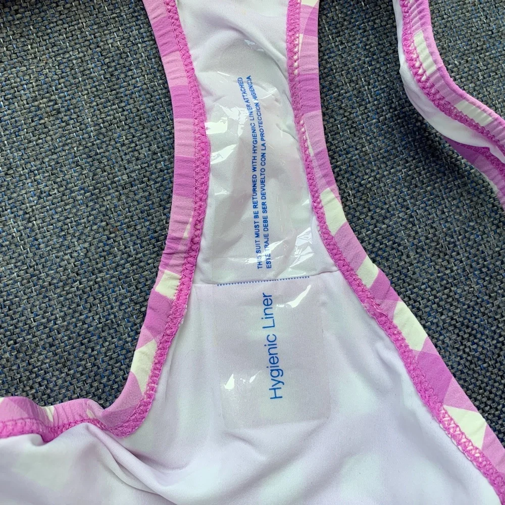 NWT Oversize Matte Gingham Bikini - Size M - Picture 9 of 12